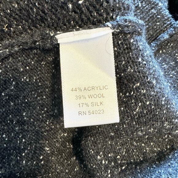 Banana Republic Cardigan Sweater Blazer Womens Silk Wool Academia Preppy Grandma - Picture 3 of 11